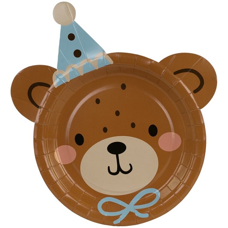 Product Image for Teddy Bear - Nallekarhun kasvot Lautaset 6 kpl
