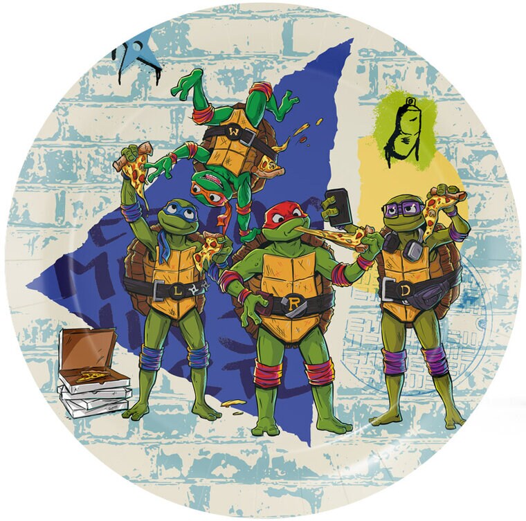 Product Image for Turtles - Lautaset 8 kpl