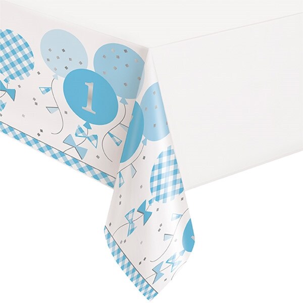 Product Image for Vaaleansiniruutuinen Pöytäliina 1-vuotta 137 x 213 cm