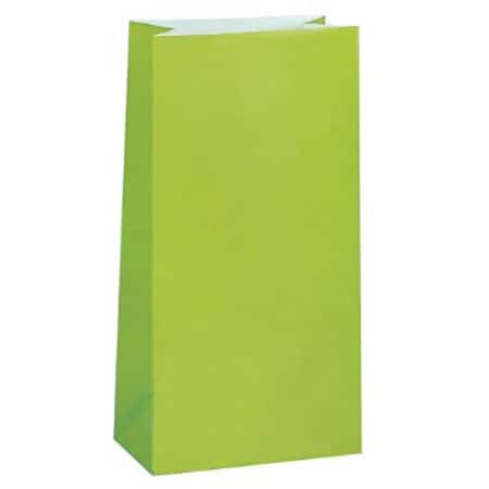 Product Image for Paperiset juhlapussit - Limenvihreät 12 kpl