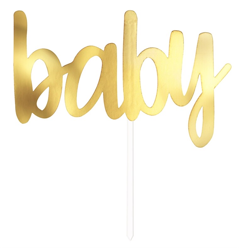 Product Image for Kakkukoriste, Baby, kulta 15 cm