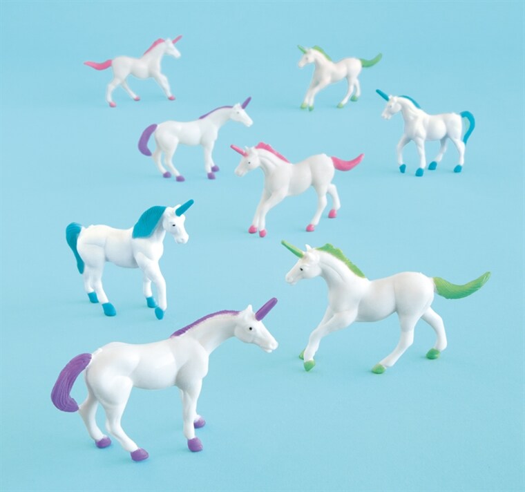 Product Image for Muoviset yksisarviset 8-pack