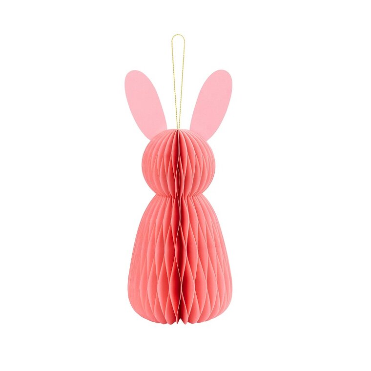 Product Image for Pääsiäiskoriste - Pinkki Pääsiäispupu Honeycomb 30 cm