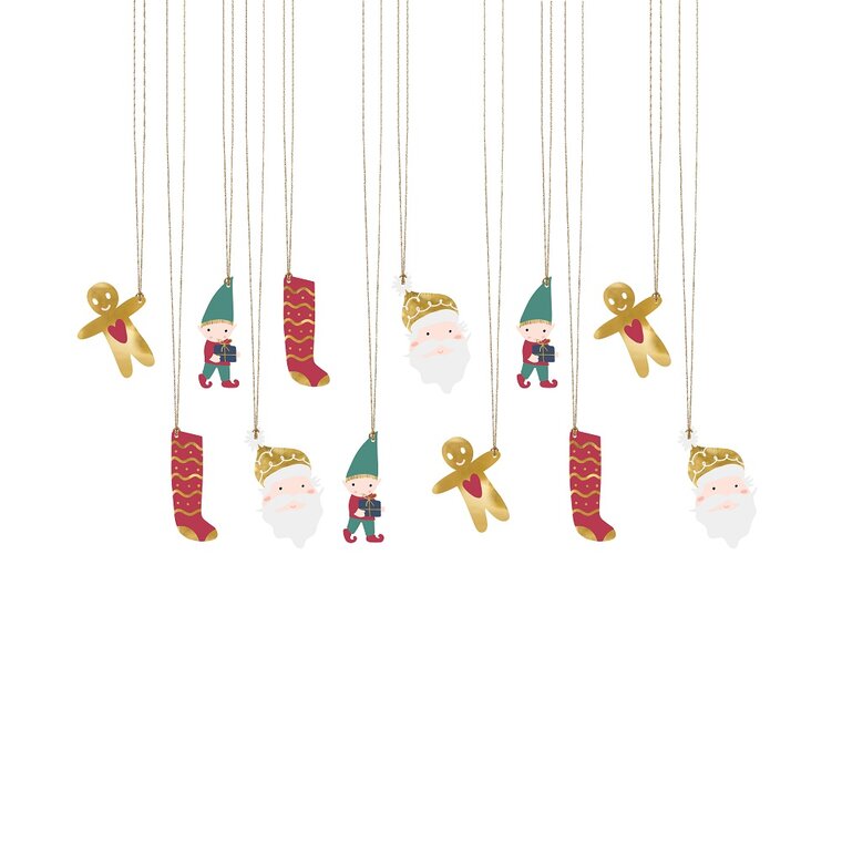 Product Image for Joululahjakyltit narulla 12 kpl