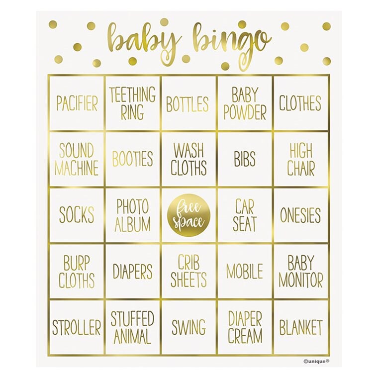 Product Image for Babyshower Bingopeli