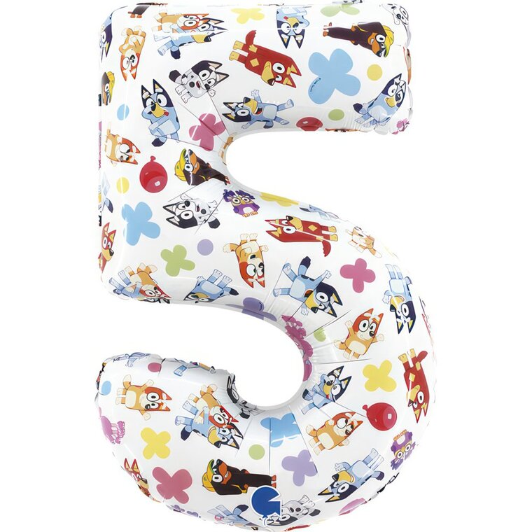 Product Image for Bluey Numeroilmapallo 5