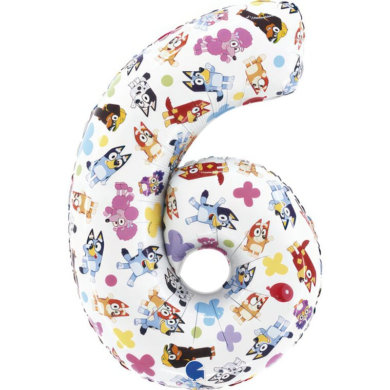 Product Image for Bluey Numeroilmapallo 6