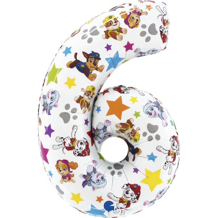 Product Image for Ryhmä Hau Numeroilmapallo 6