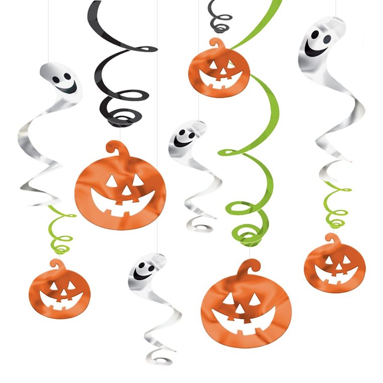 Product Image for Riippuvat Halloween Swirl-koristeet