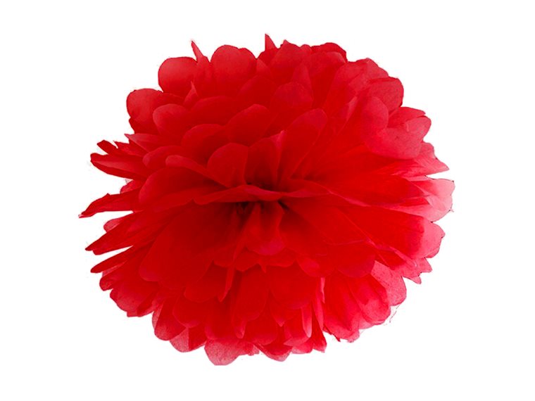 Product Image for Pom Pom Koriste, Punainen 25 cm
