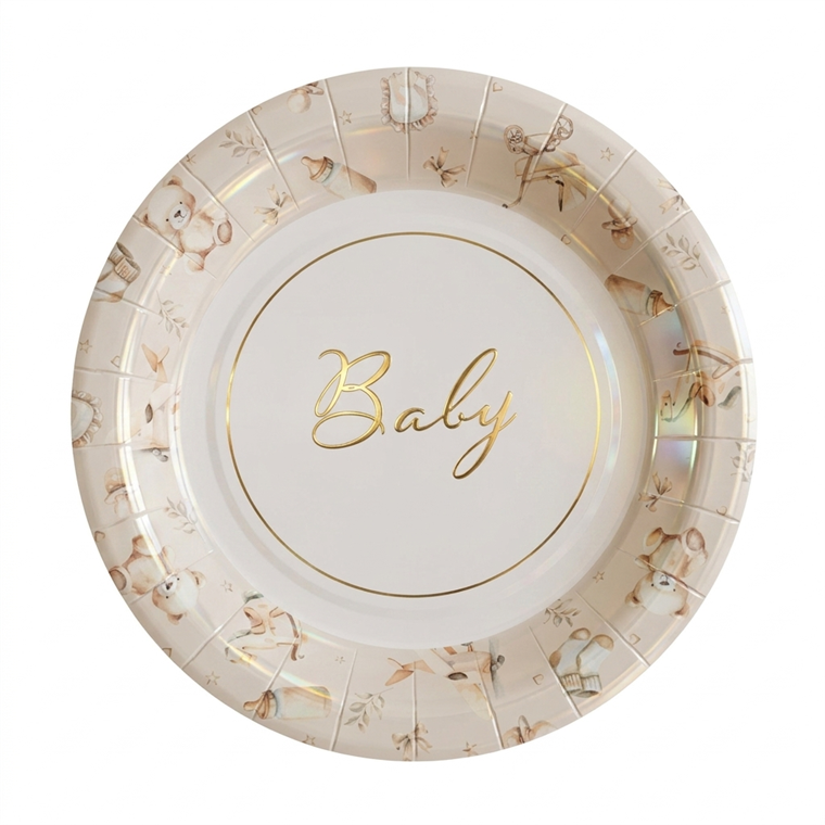 Product Image for Little Teddy Babyshower Lautaset 6 kpl