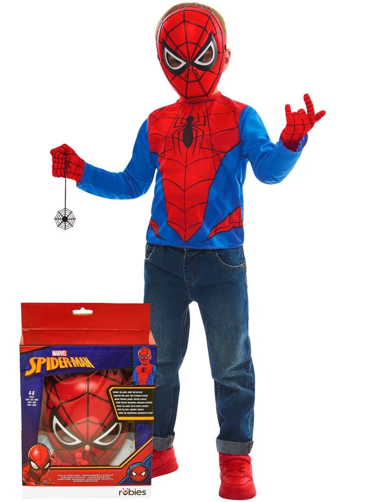 Spiderman naamiaisasu 4-6 vuotta