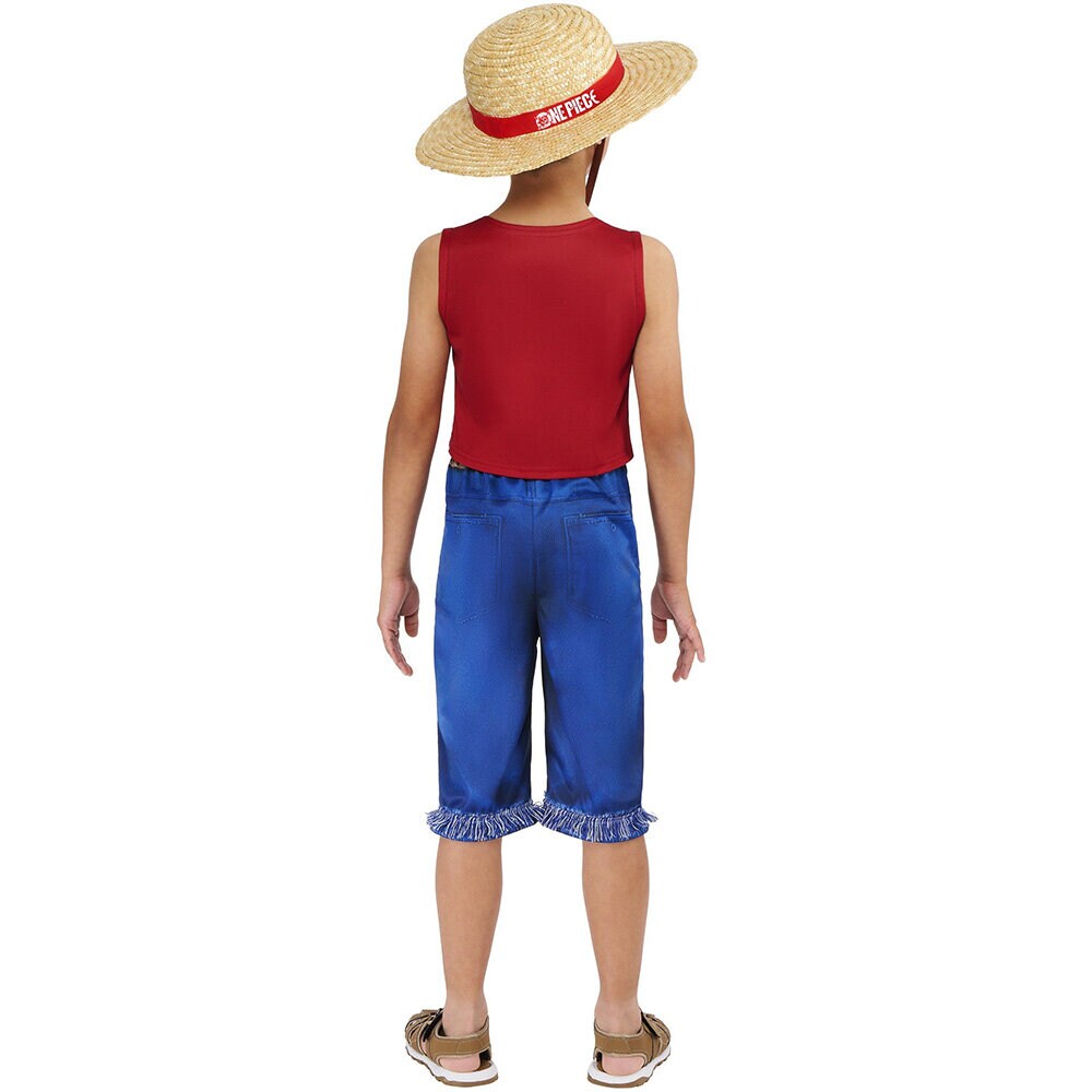 One Piece Luffy Naamiaisasu 7-8-vuotiaille