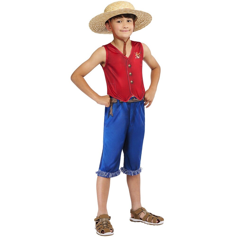 One Piece Luffy Naamiaisasu 7-8-vuotiaille