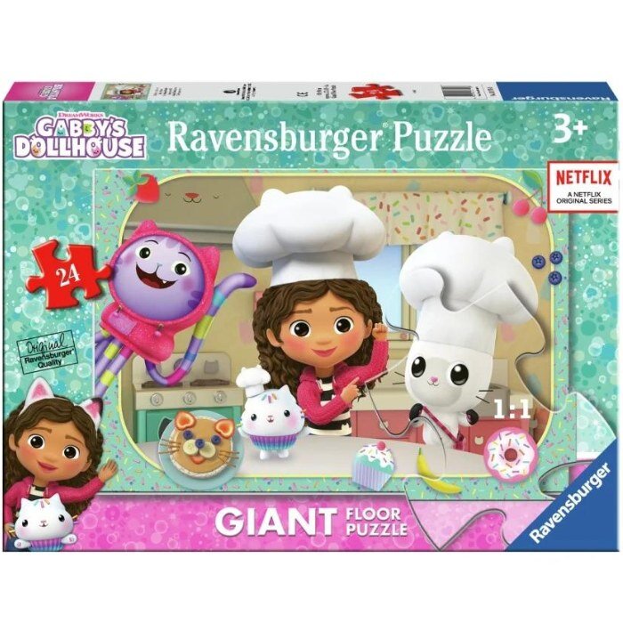 Ravensburger lattiapalapeli - Gabby's Dollhouse 24 palaa