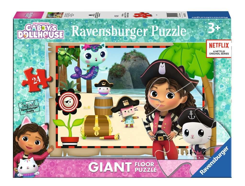 Ravensburger lattiapalapeli - Gabby's Dollhouse 24 palaa