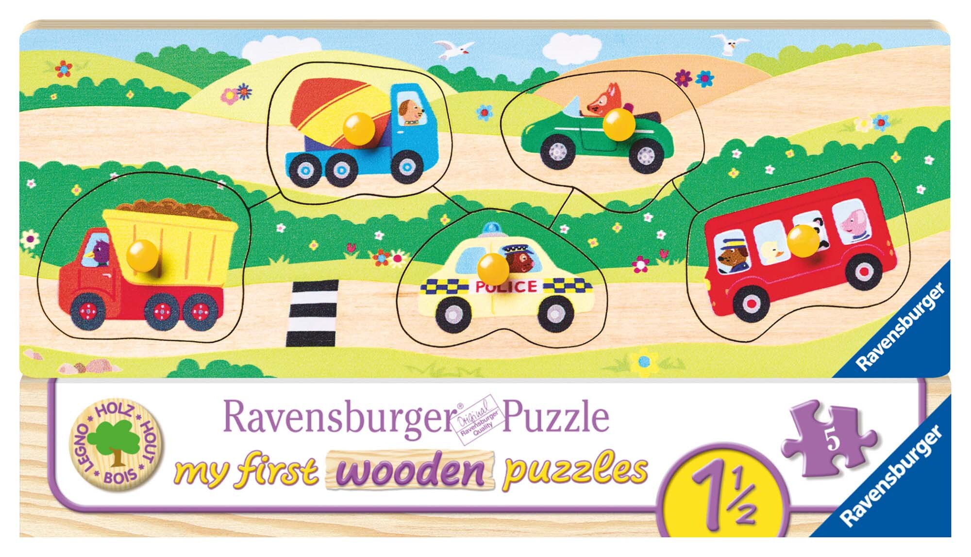 Ravensburger Palapeli, Pienet Ajoneuvot 5 palaa