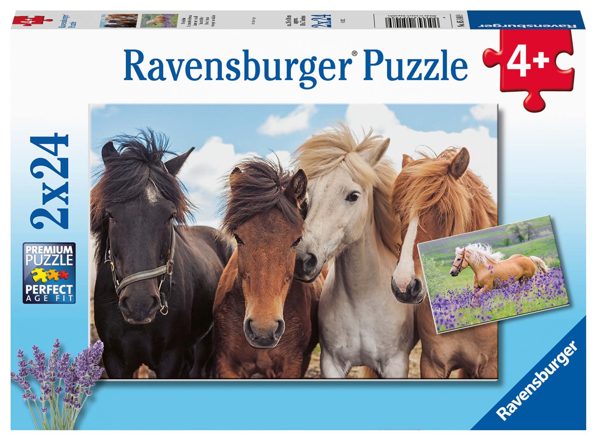 Ravensburger Palapeli, Horse Friends 2x24 palaa