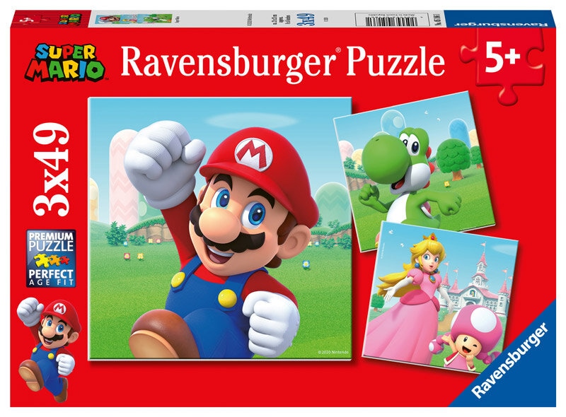 Ravensburger Palapeli, Super Mario 3x49 palaa