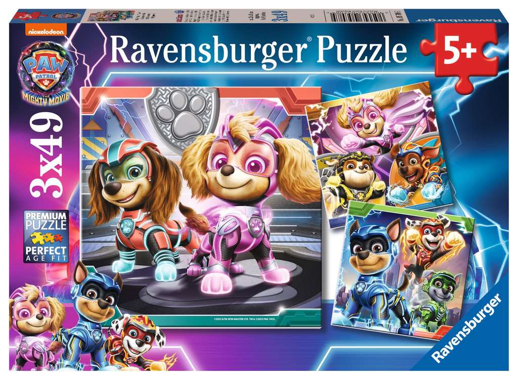 Ravensburger Palapeli - Ryhmä Hau The Mighty Movie 3x49 palaa