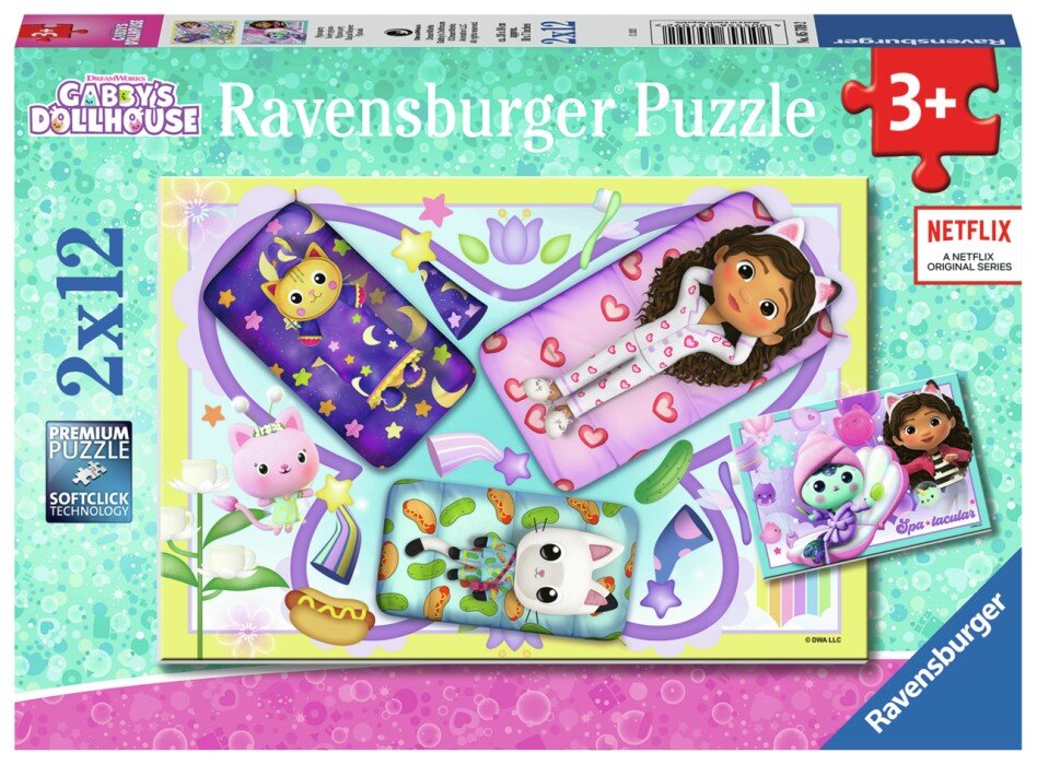 Ravensburger Palapeli - Gabby's Dollhouse 2x12 palaa