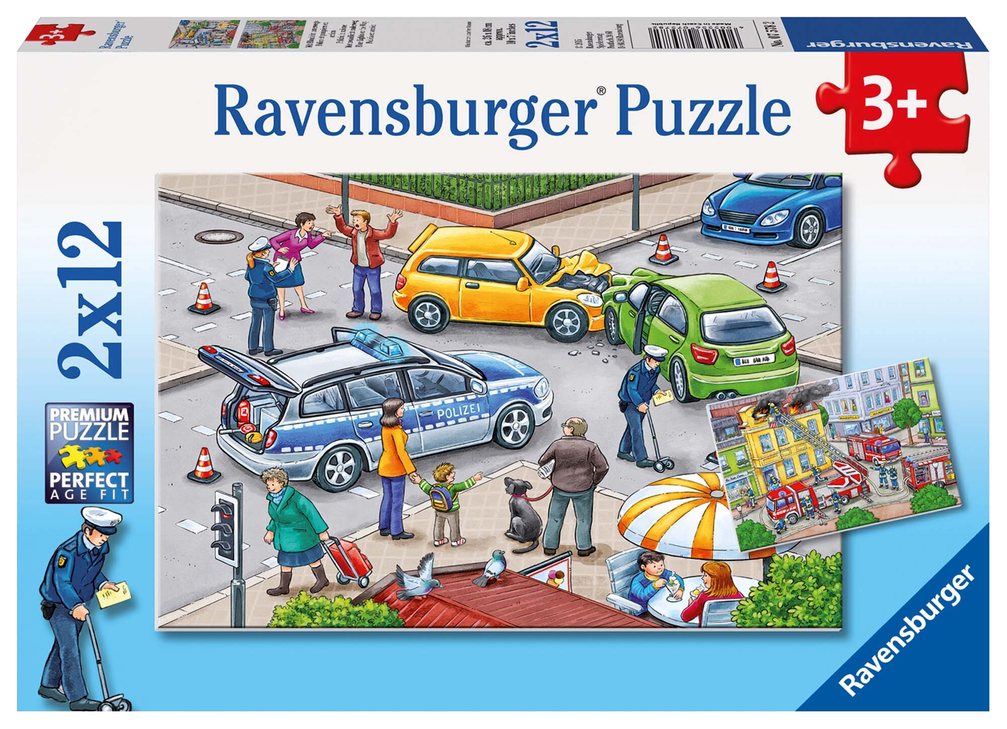 Ravensburger Palapeli, Blue Lights on the Way 2x12 palaa