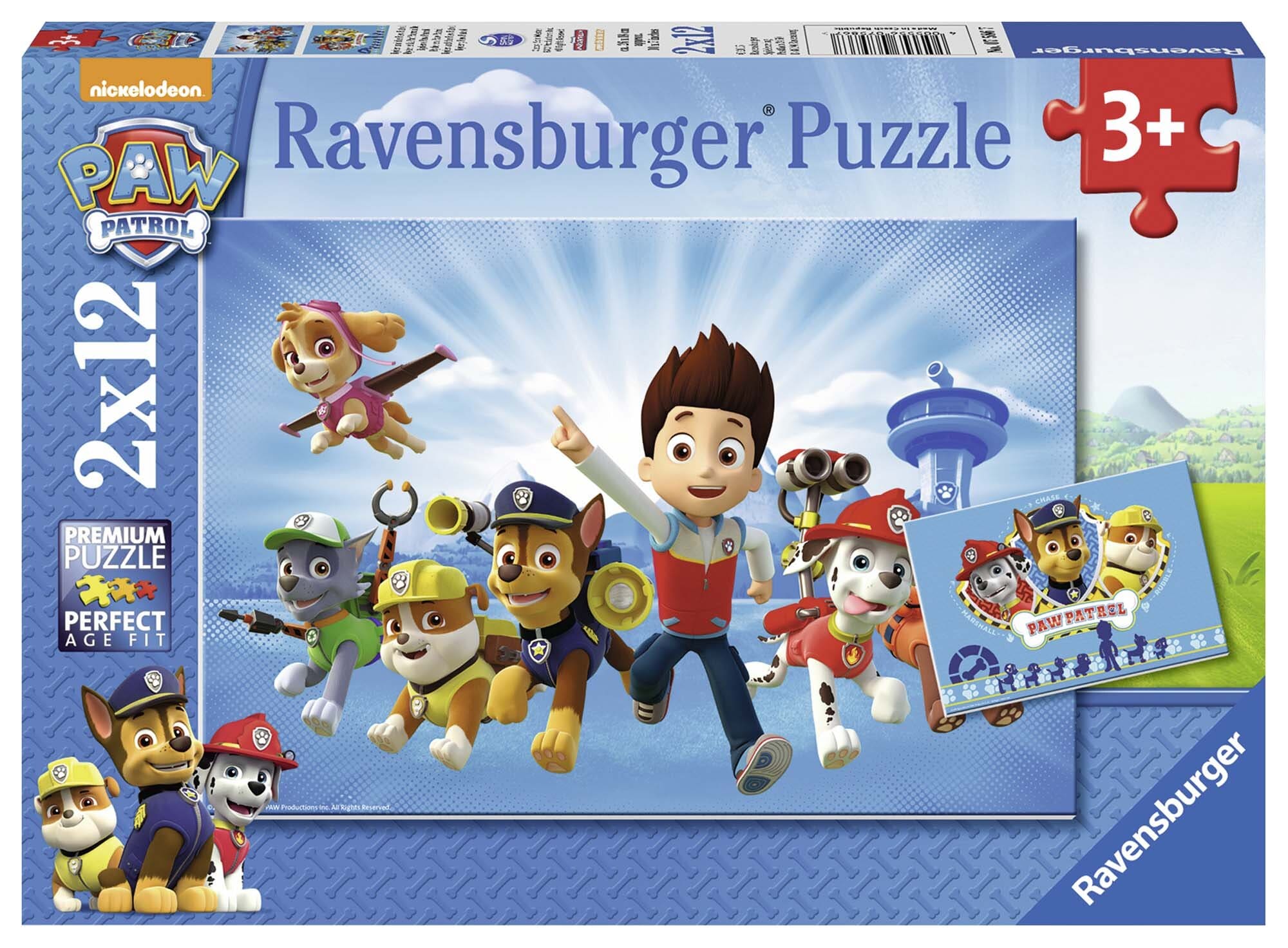 Ravensburger Palapeli, Paw Patrol 2x12 palaa