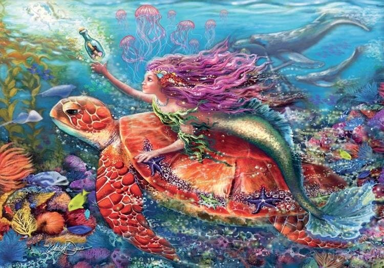 Ravensburger Palapeli, Mermaid Adventures 2x24 palaa