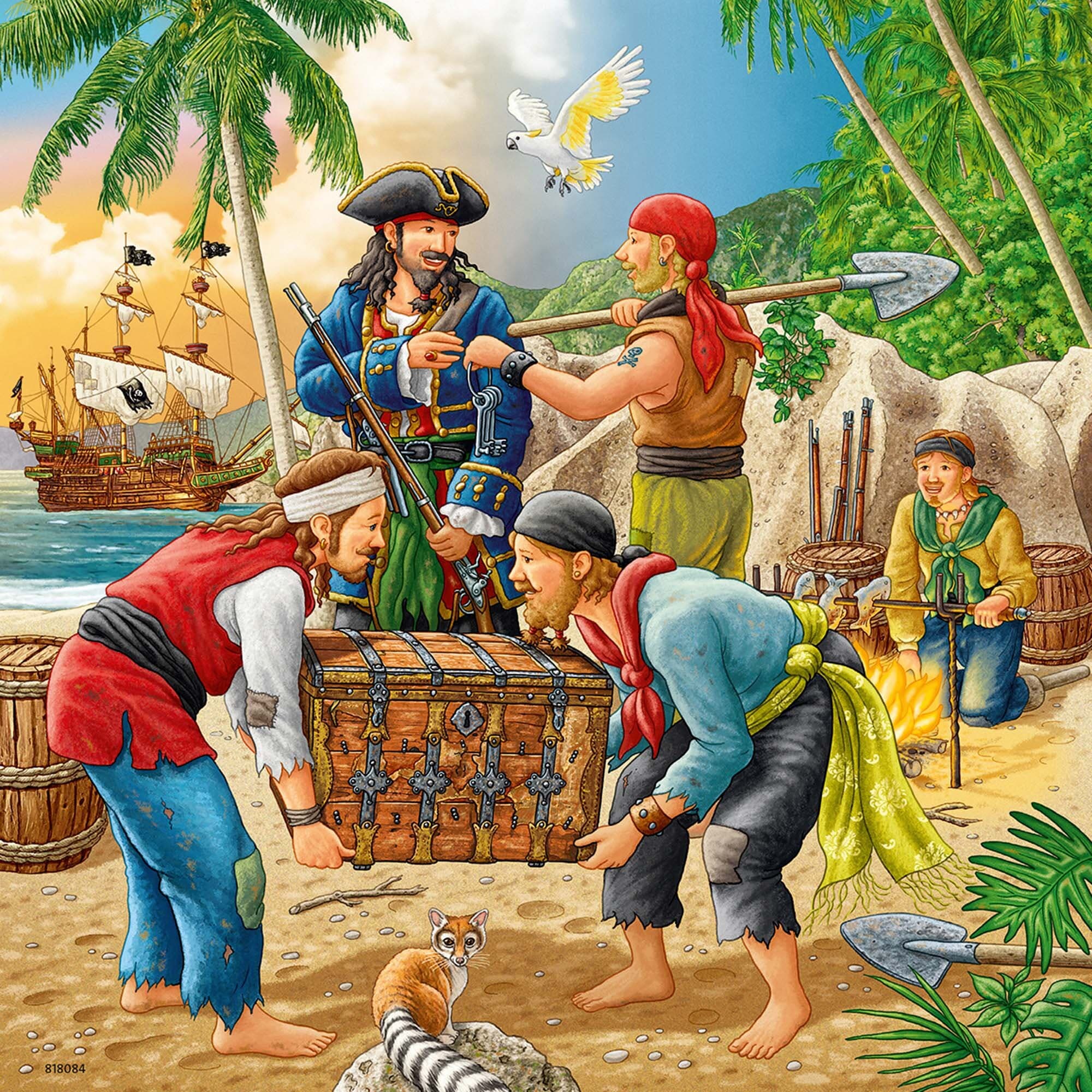 Ravensburger Palapeli, Adventure on the High Seas 3x49 palaa