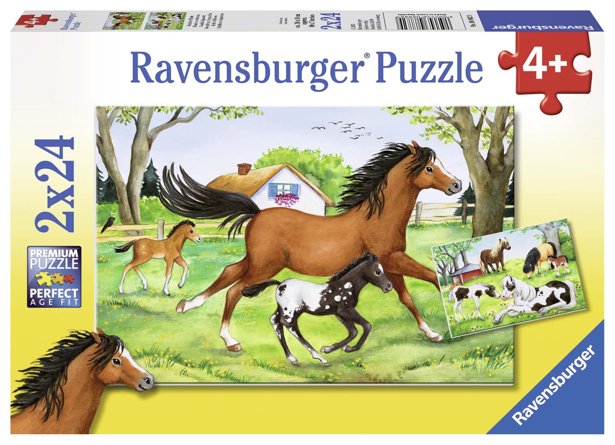 Ravensburger Palapeli, A World of Horses 2x24 palaa