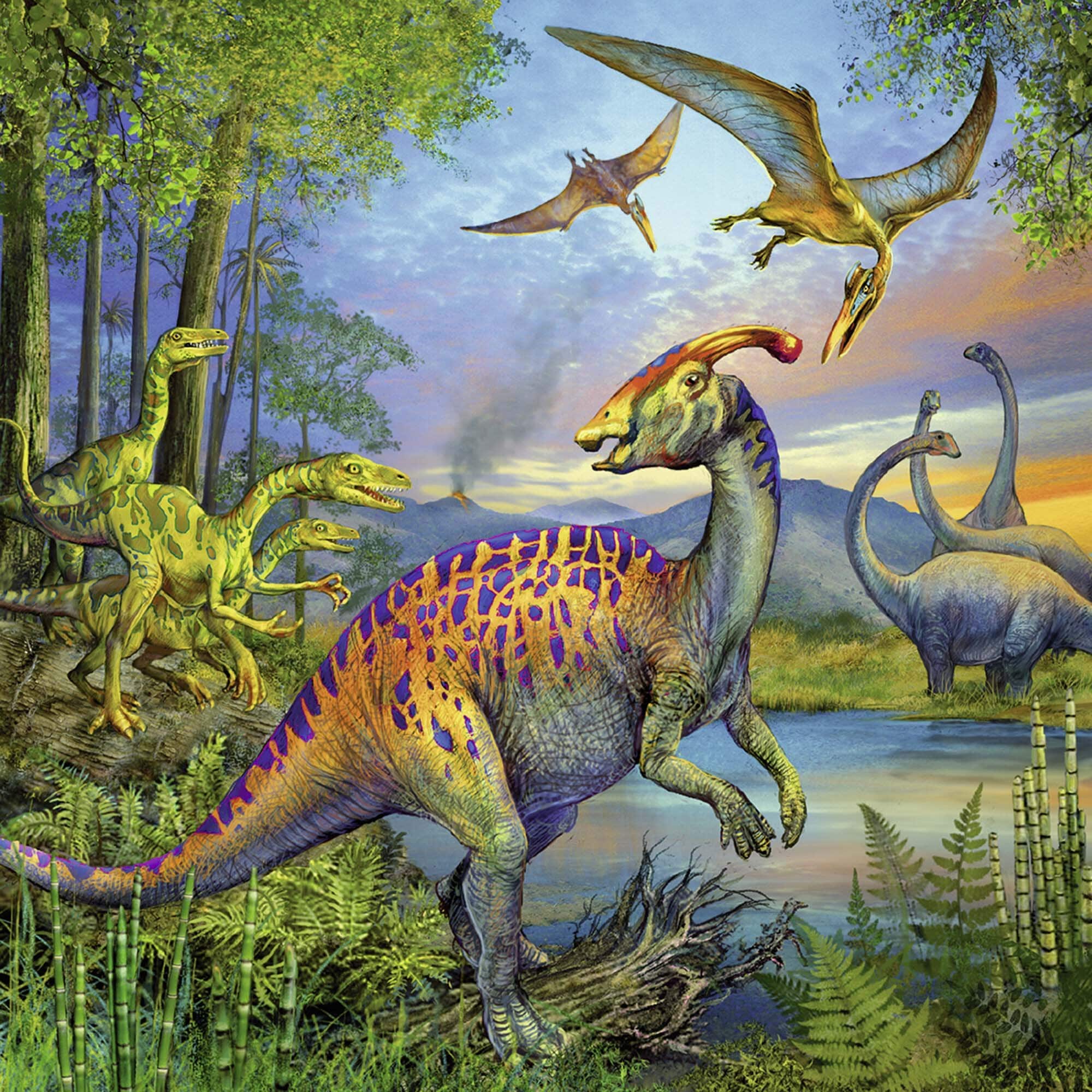 Ravensburger Palapeli, Dinosaurs 3x49 palaa