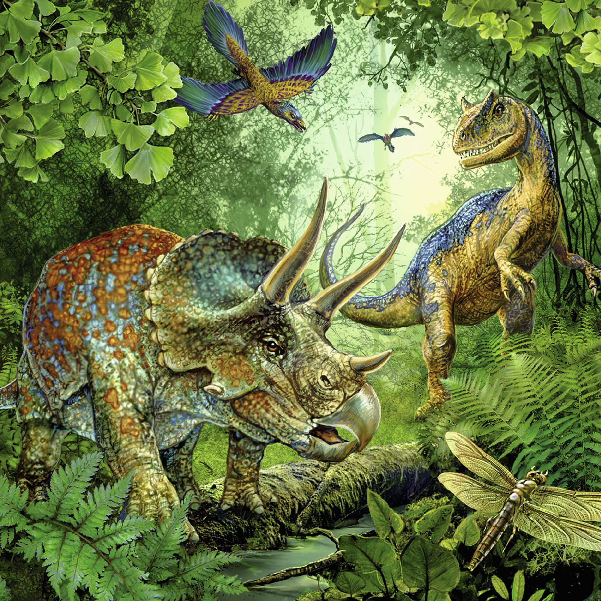 Ravensburger Palapeli, Dinosaurs 3x49 palaa