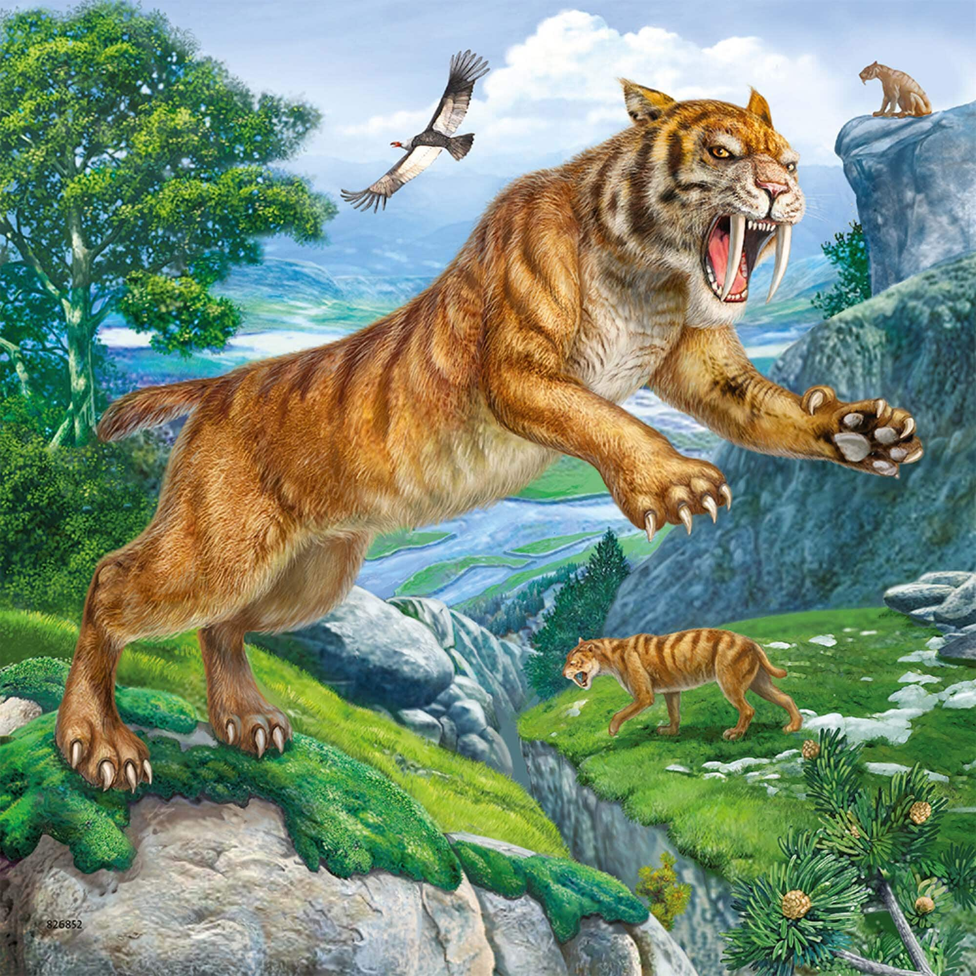 Ravensburger Palapeli, Primeval Ruler 3x49 palaa