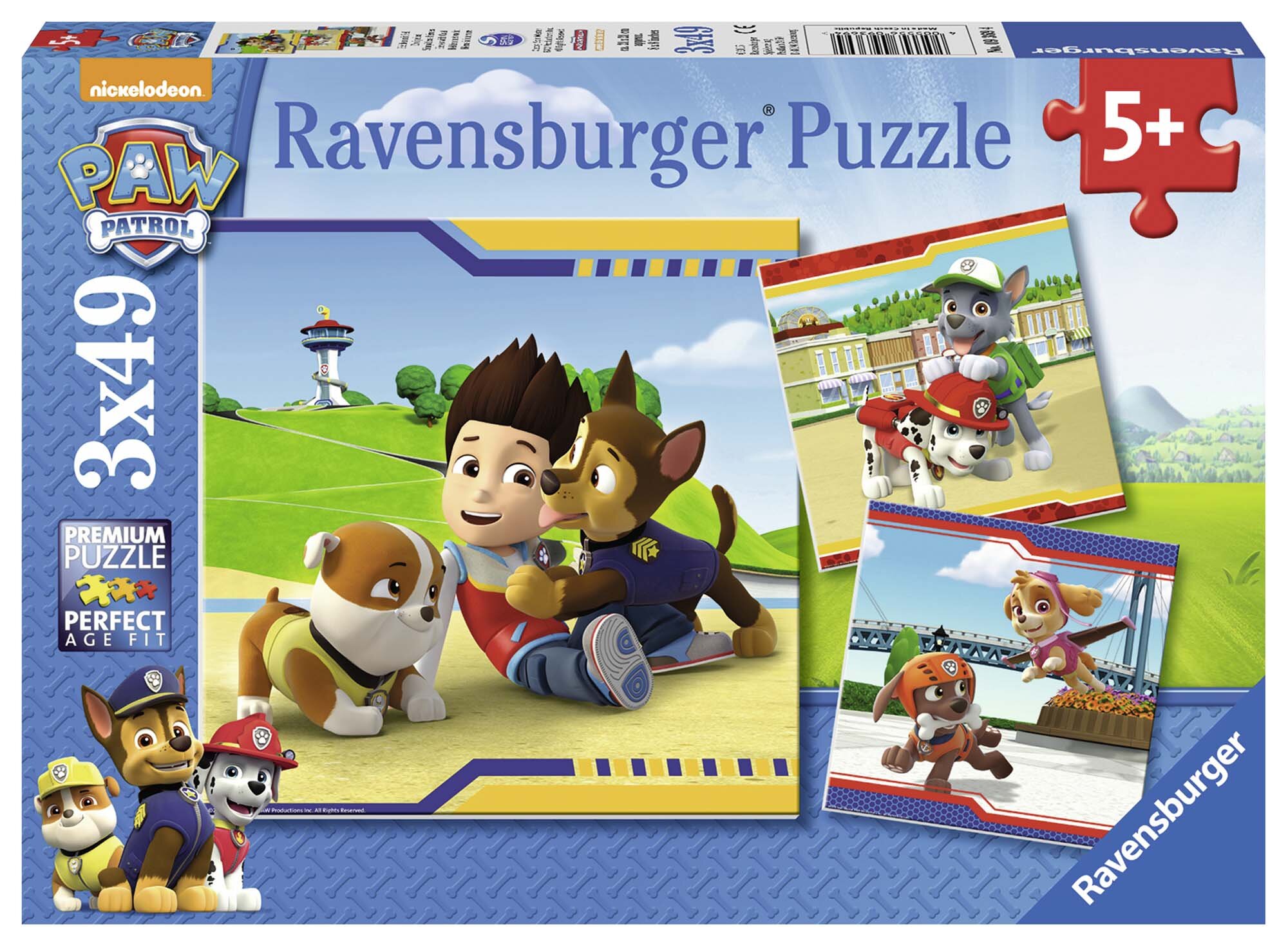 Ravensburger Palapeli, Paw Patrol - Fury Heroes 3x49 palaa