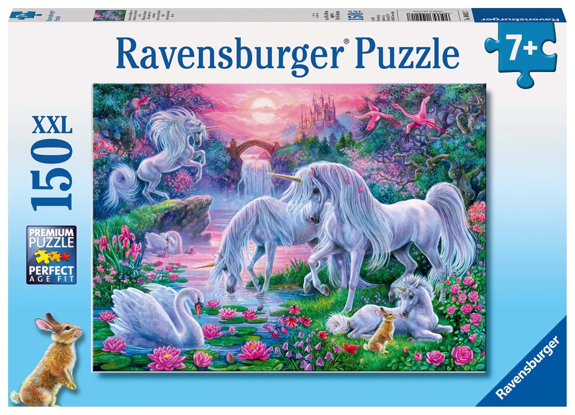 Ravensburger Palapeli, Unicorns in the Sunset Glow 150 palaa XXL
