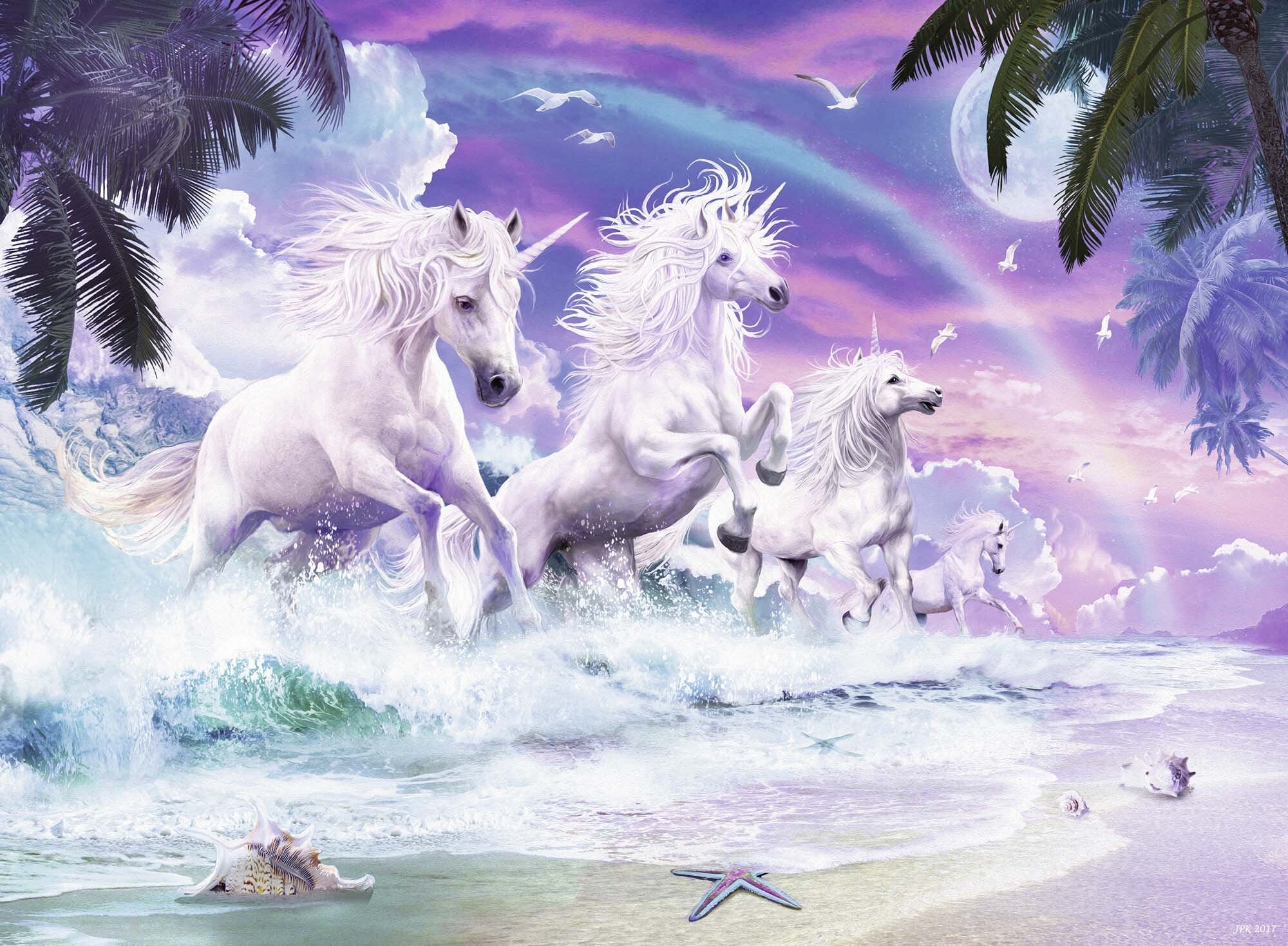 Ravensburger Palapeli, Unicorn Beach 150 palaa XXL