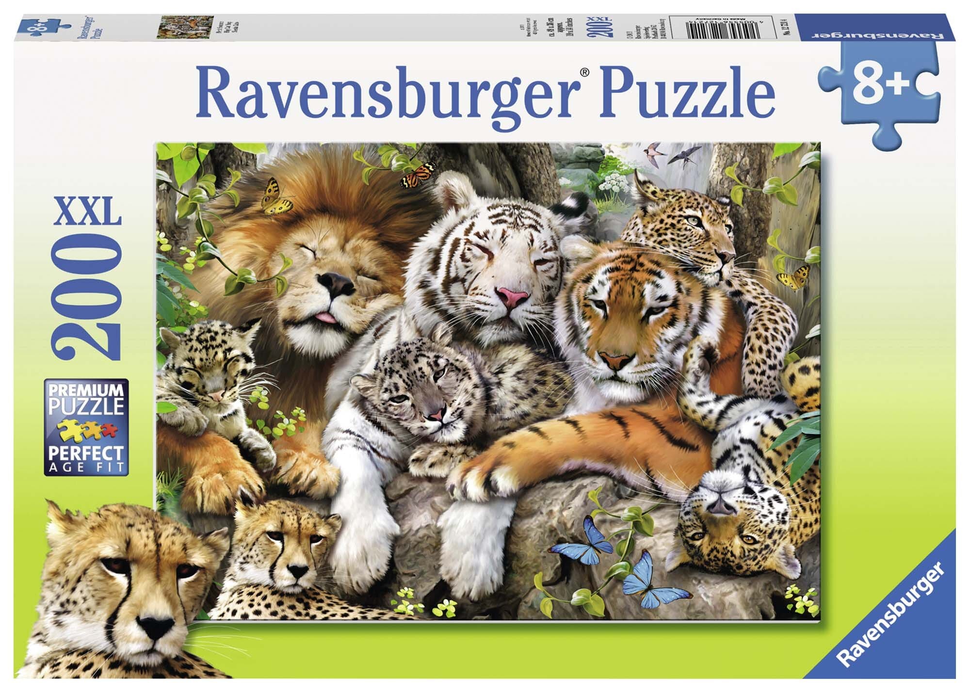 Ravensburger Palapeli, Big Cat Nap 200 palaa XXL