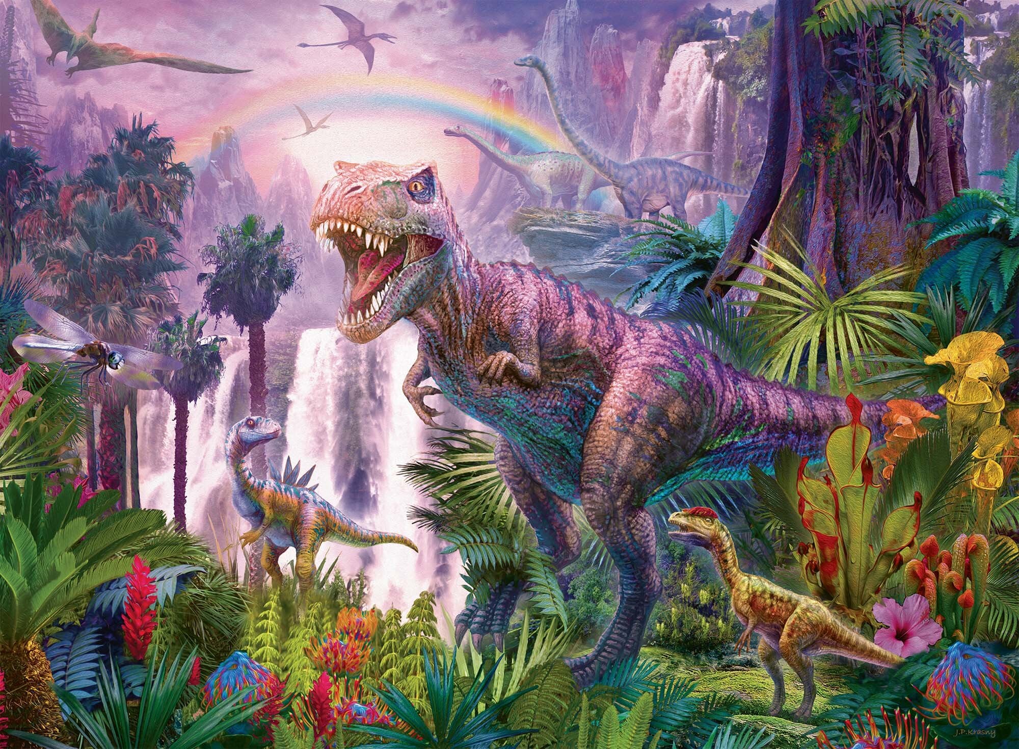 Ravensburger Palapeli, Dinosaur Land 200 palaa XXL