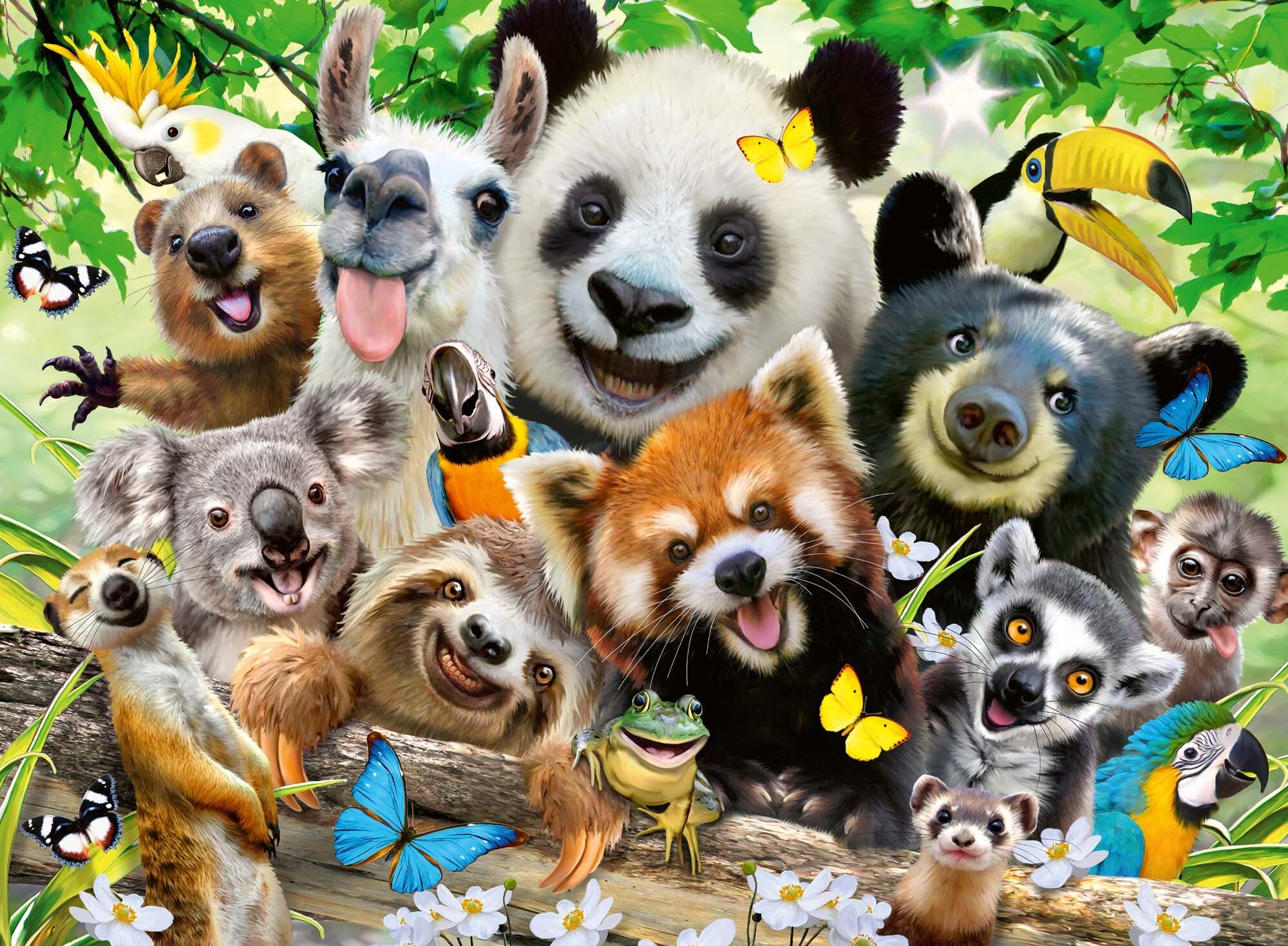 Ravensburger Palapeli, Wildlife Selfie 300 palaa XXL