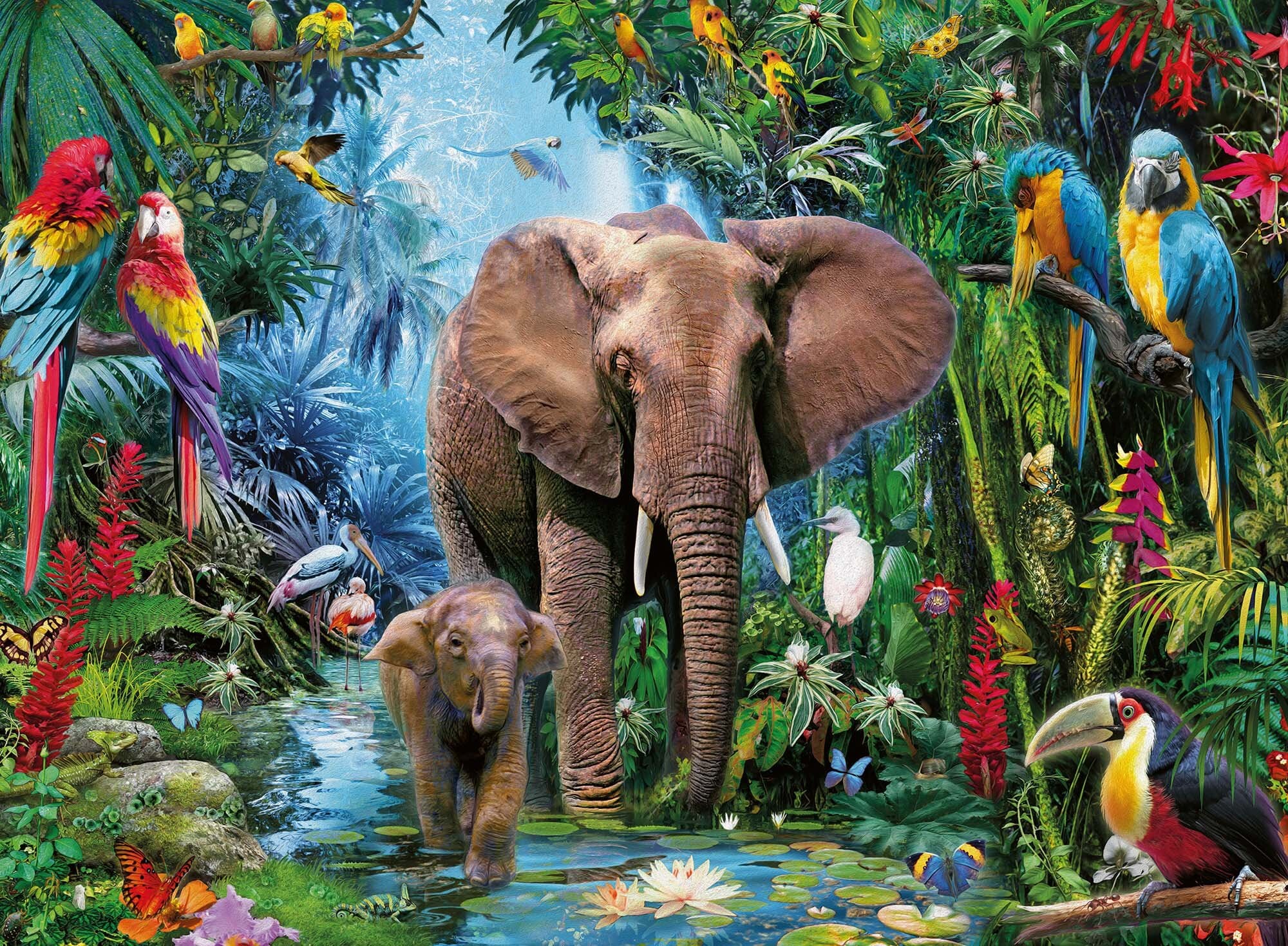 Ravensburger Palapeli, Safari Animals 150 palaa XXL