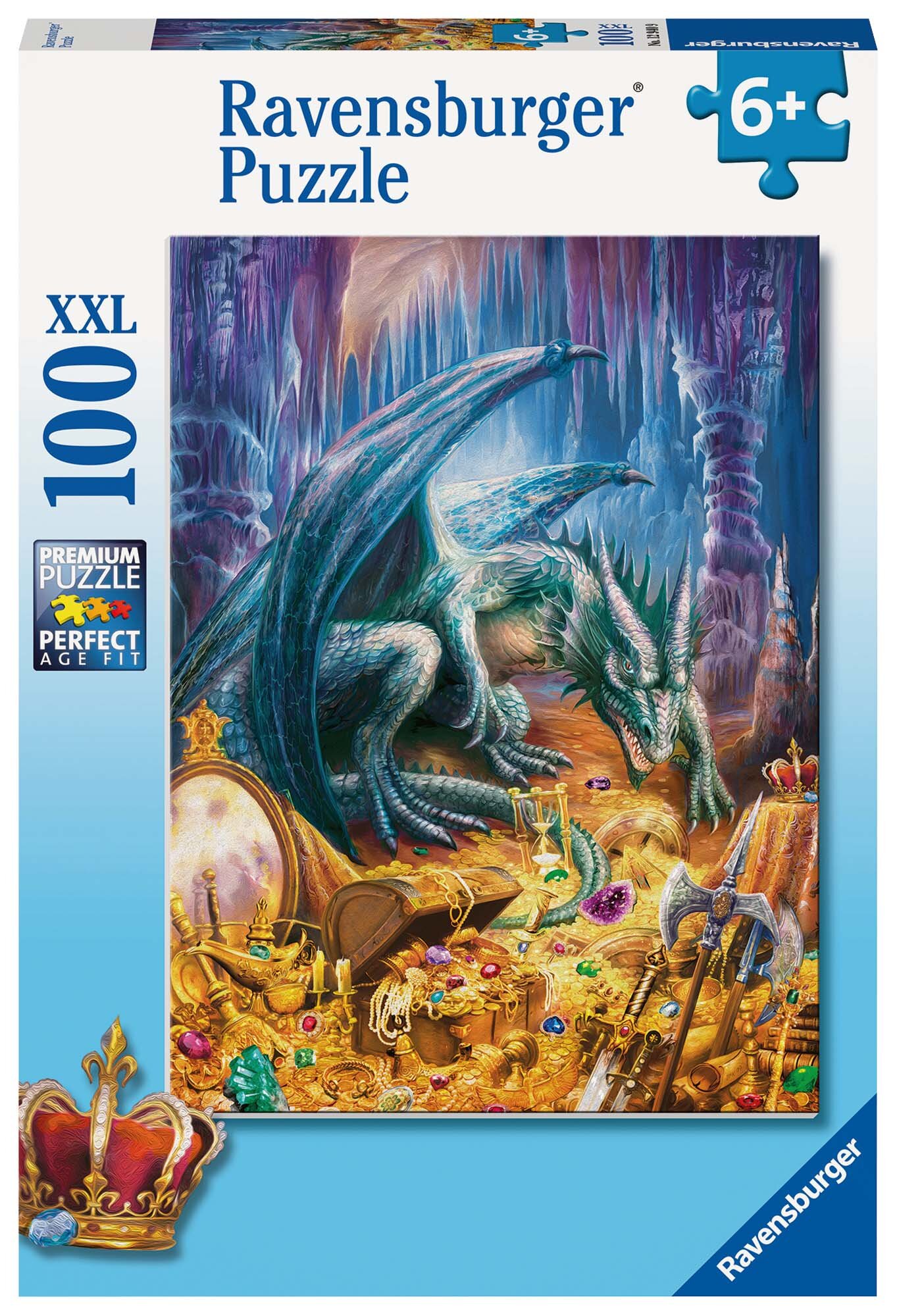 Ravensburger Palapeli, Dragons Treasure 100 palaa XXL