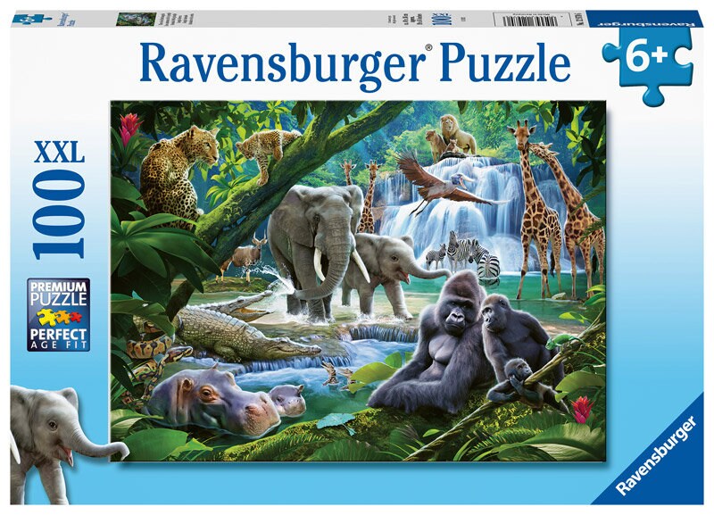 Ravensburger Palapeli, Jungle Families 100 palaa