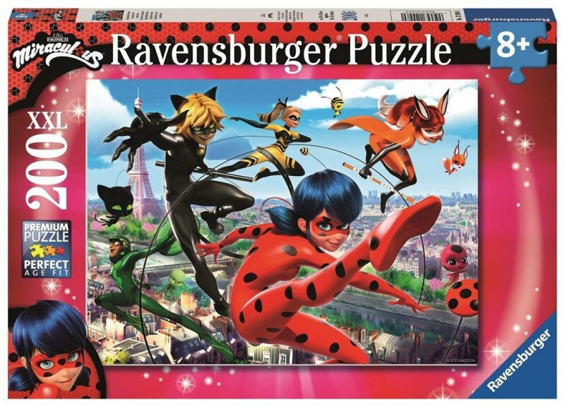 Ravensburger Palapeli, Miraculous Ladybug 200 palaa XXL