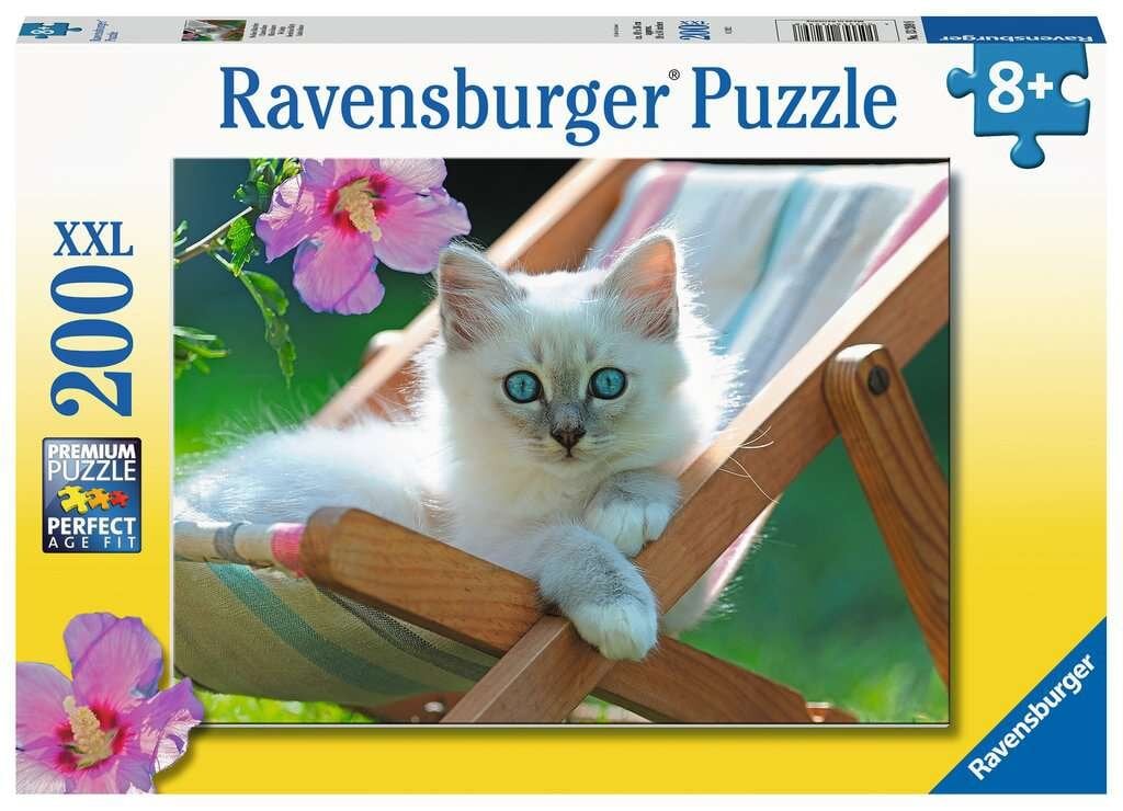 Ravensburger Palapeli, Deckchair Kitty 200 palaa