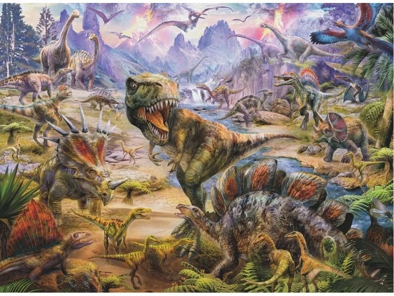 Ravensburger Palapeli, Dinosaur World 300 palaa XXL