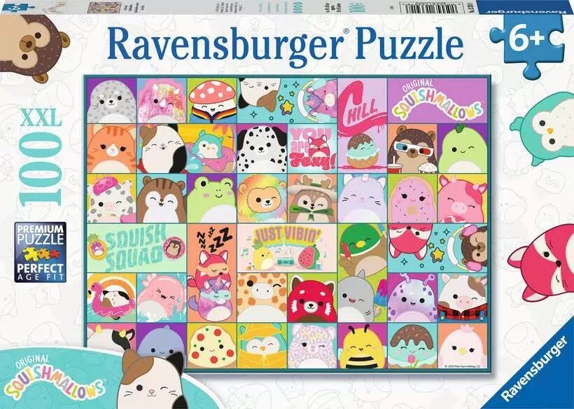 Ravensburger Palapeli - Squishmallows Just Vibin 100 palaa