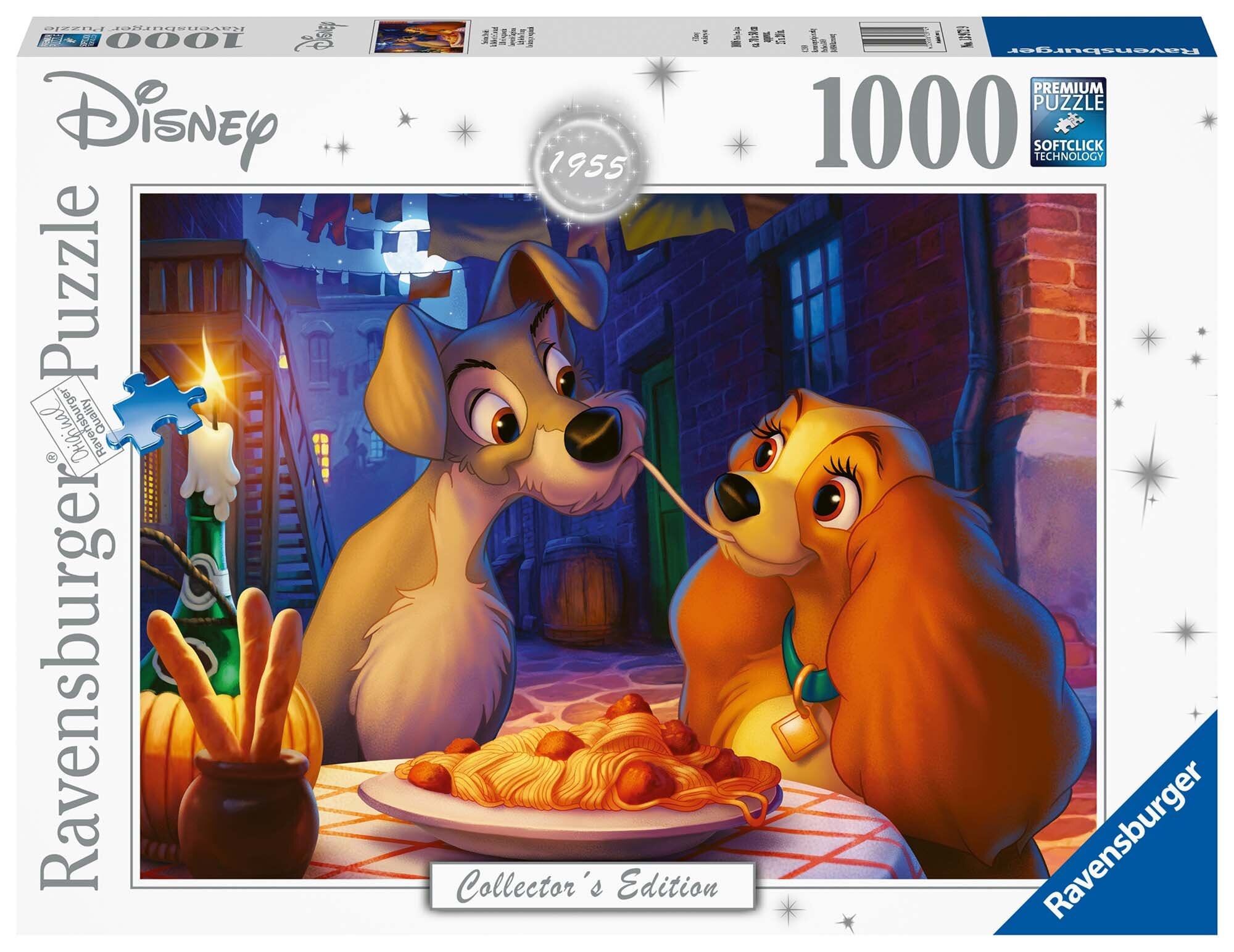 Ravensburger Palapeli, Disney - Lady and the Tramp 1000 palaa