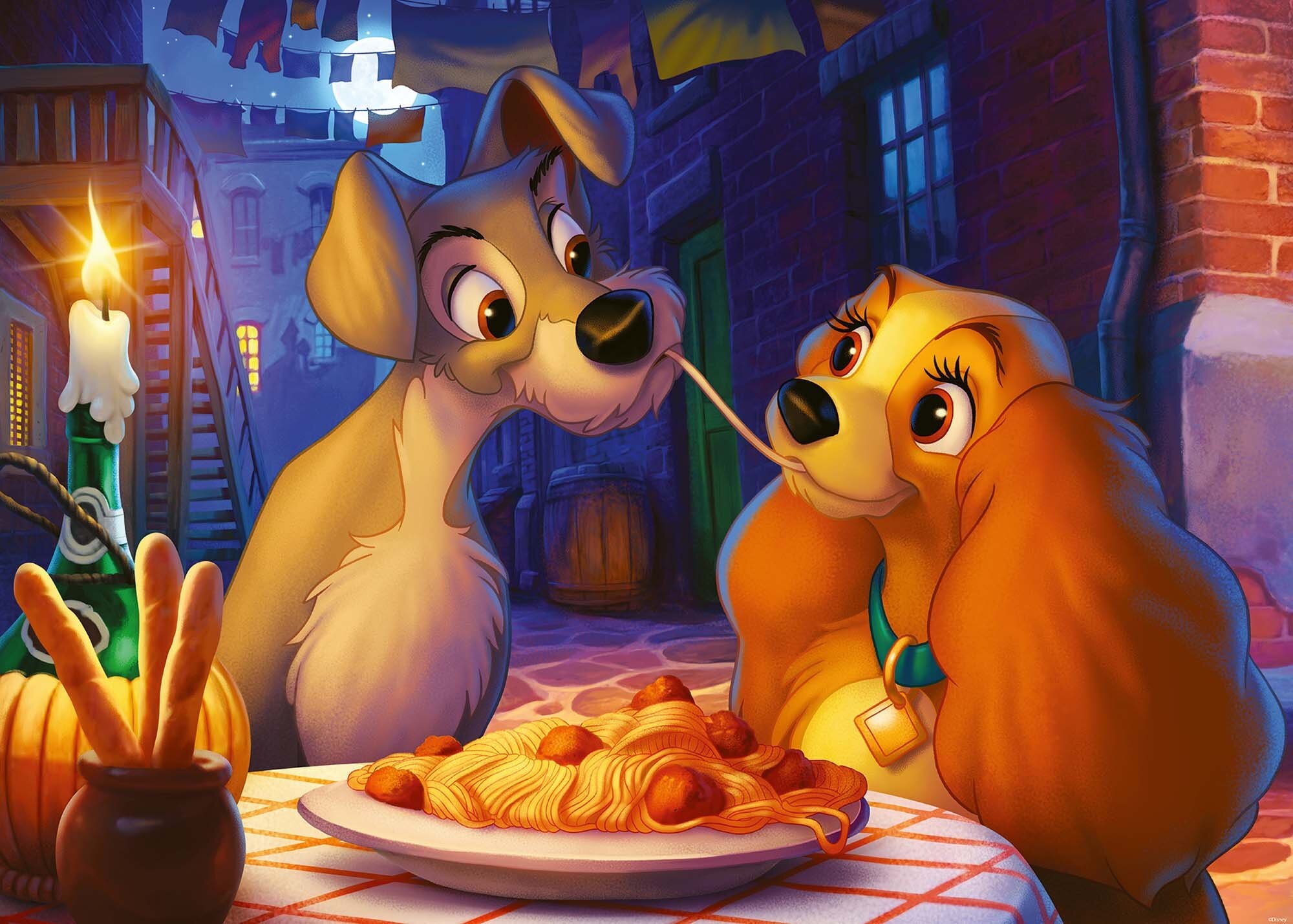 Ravensburger Palapeli, Disney - Lady and the Tramp 1000 palaa