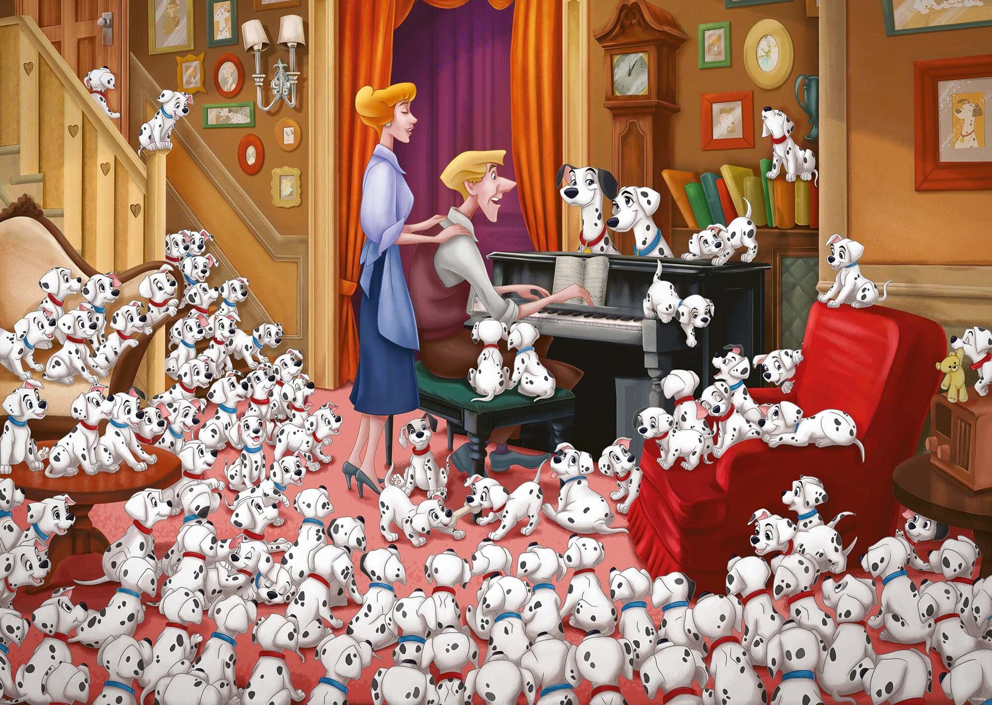 Ravensburger Palapeli, Disney - 101 Dalmations 1000 palaa