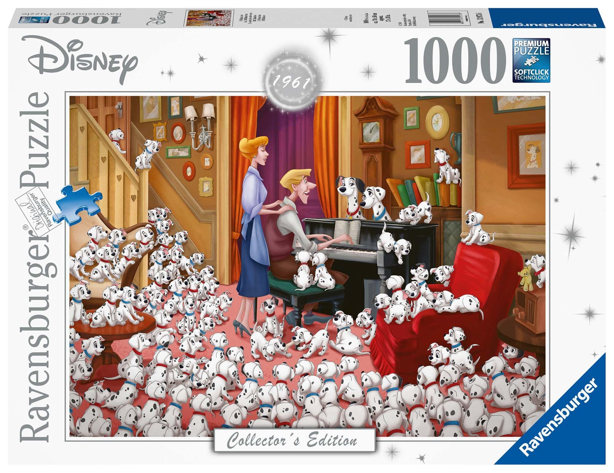 Ravensburger Palapeli, Disney - 101 Dalmations 1000 palaa